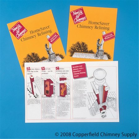 CD Chimney HomeSaver Relining Brochures Pack of 50, 50PK 99322